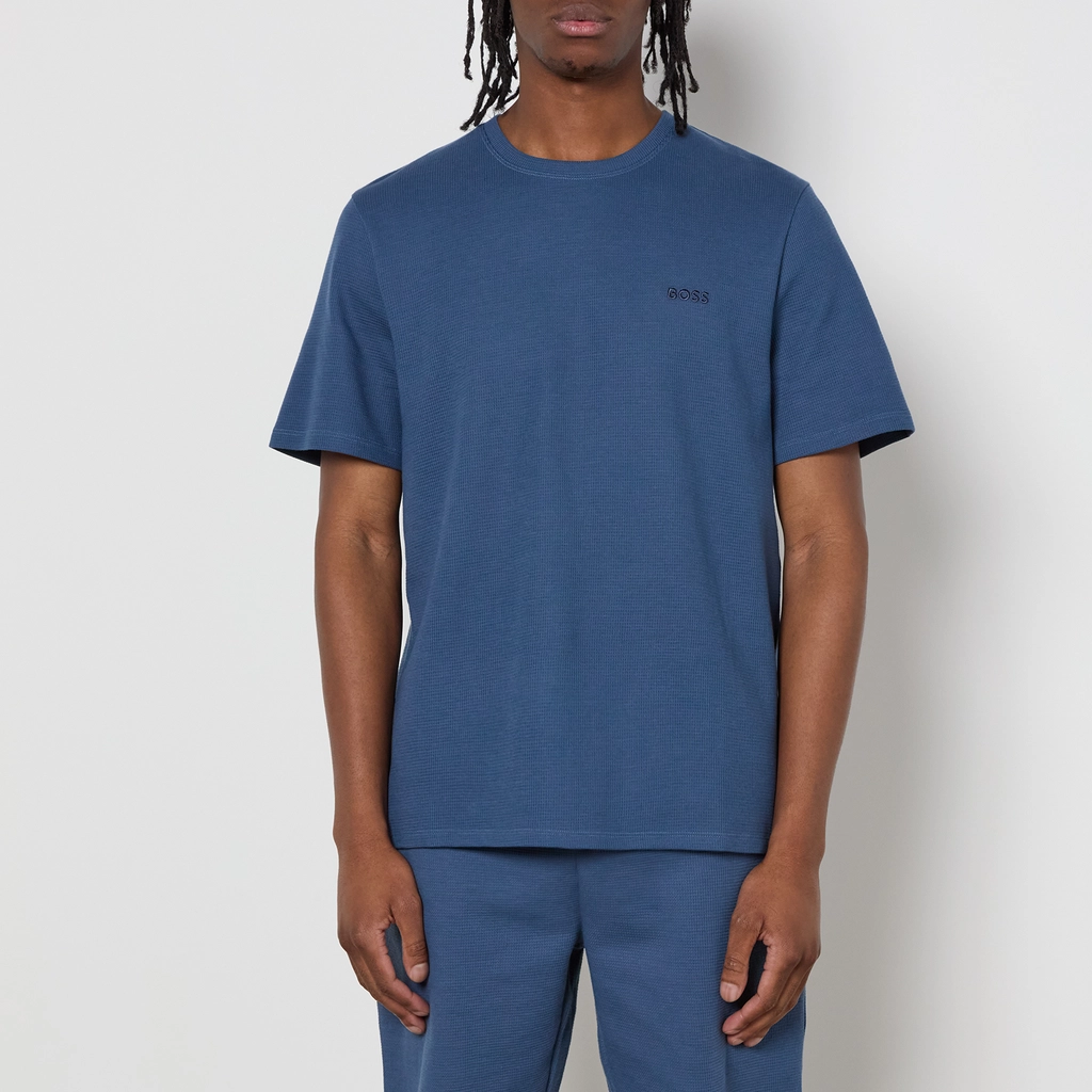 Boss Bodywear Cotton-Blend Waffle Lounge T-Shirt - S